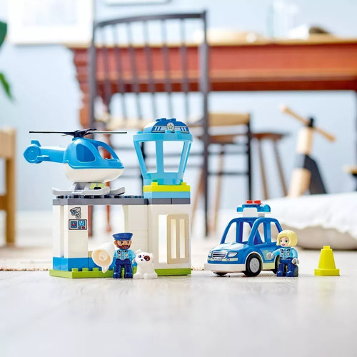 Kit Lego Duplo Comisaría De Policía Y Helicóptero 10959 3+ Cantidad de piezas 40