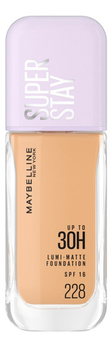 Base de maquillaje líquida Maybelline Super Stay Lumi - Matte Base de Maquillaje Maybelline Super Stay Lumi-Matte tono 228 - 35mL 35g