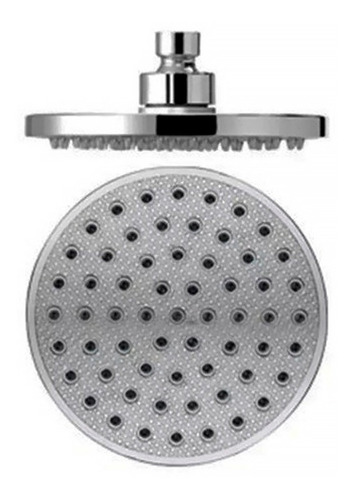 Imagen 2 de 4 de Flor De Lluvia Abs Anticalcárea Cromo 15 Cm Redonda Cromada