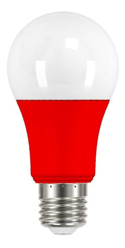 Lampara Led Color E27 Foco 9w Interelec Color de la luz Rojo