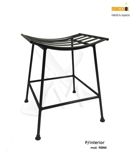 Imagen 2 de 10 de Banqueta De Hierro Forjado Linea Retro 10% Off Abril