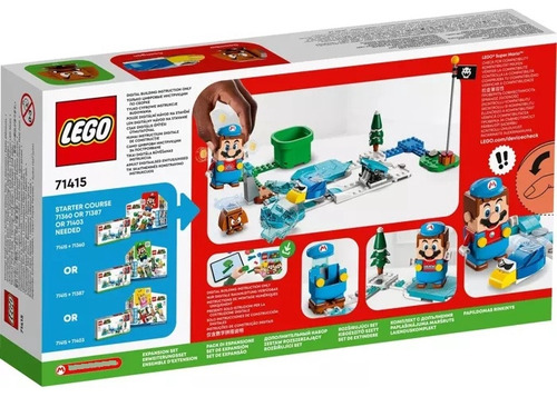 Imagen 3 de 3 de Lego® Super Mario Ice Mario Suit And Frozen World 71415 Ade