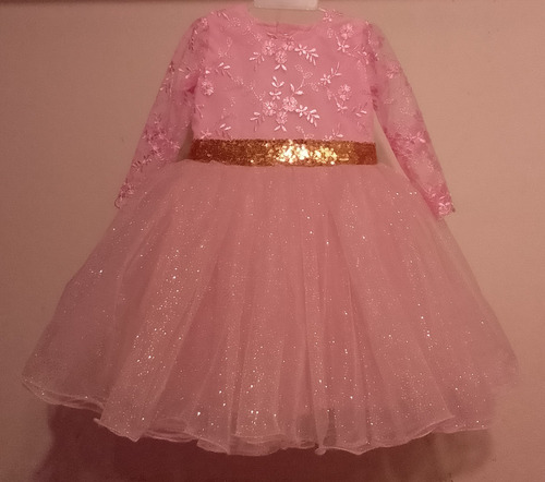 Vestido De Fiesta Bebe Nena Cumpleaños Bautismo