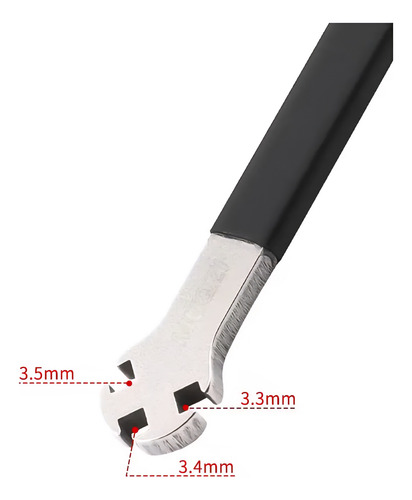 Llave Para Ajustar Y Estirar Rayos Bicicleta 5 Funciones