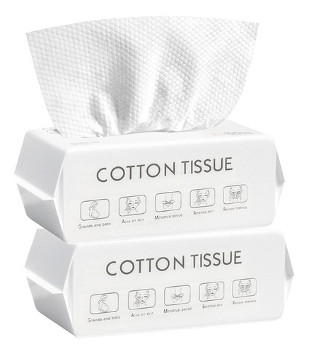 De Dos Envases De Toallas Desechables De Lavado Facial