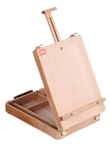 Kit De Mesa Maletín Portátil Caja Para Pintura Dibujo Arte