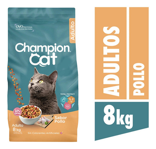 Champion Cat Pollo 8 Kilos!