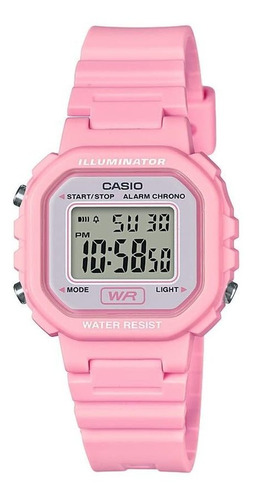 Reloj Mujer Casio La20wh-4a1 Cuarzo Pulso Rosado En