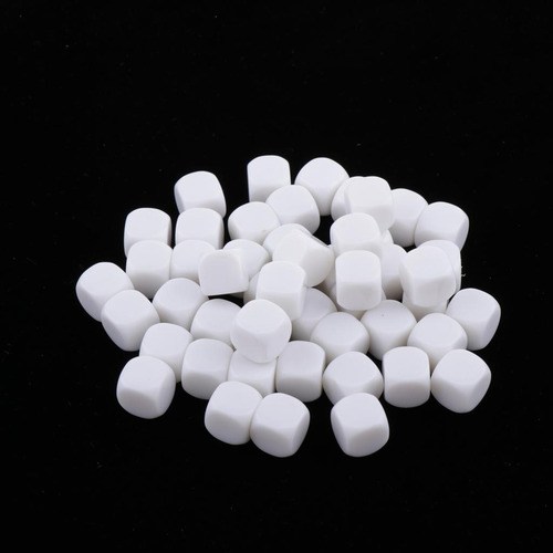 Set / 50pcs En D6 White U0026d Rpg De Accesorios De