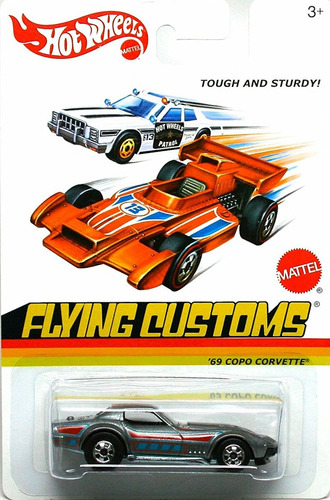 Auto Hot Wheels 69 Copo Corvette Flying Nuevo Esp Rdf1