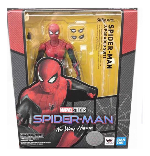 S.h.figuarts Spider-man Upgraded Suit No Way Home Bandai (Reacondicionado)