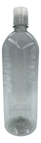 50 Botellas Pet De 1 Litro Con Tapa Disc Top Natural