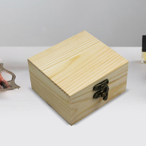 Joyero De Madera Caja De Madera Simple Estuche Para Joyas