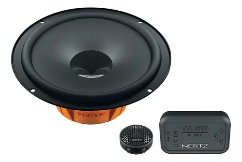 Kit Alto Falante 2 Vias Hertz Dsk 165.3 160w 4 Ohms 6 Polegadas