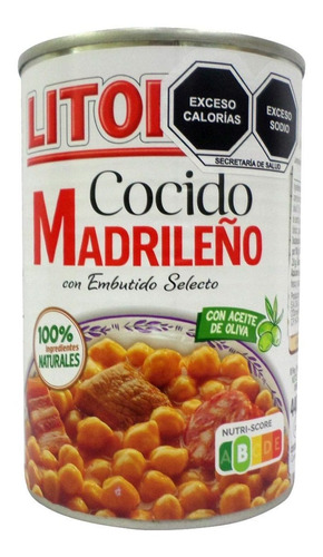 Cocido Madrileno Litoral Lata 440g