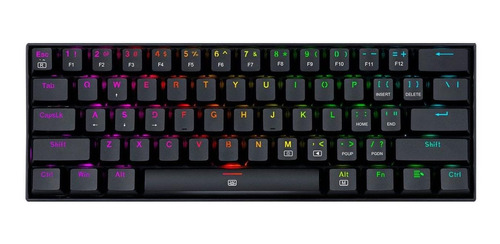 Teclado Gamer Redragon Dragonborn Eng K630w Switch Brown Ngr