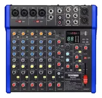 Comprar Consola Moon Mx6pro Mixer Fx Efectos Usb Bluetooth Interfaz