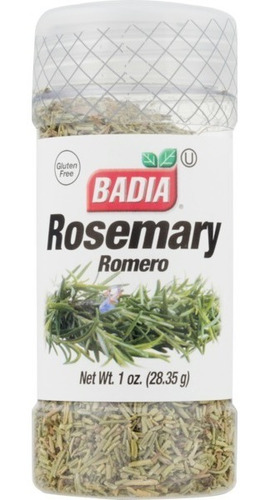 Rosemary Badia Romero Gluten Free  Kosher Especias 28.3grs.