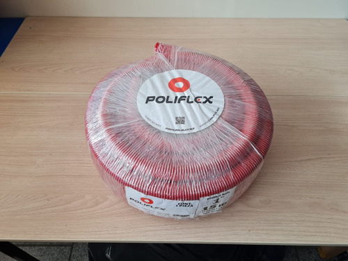 Rollo De Manguera Poliflex Plastico De 1 Pulgada Color Rojo