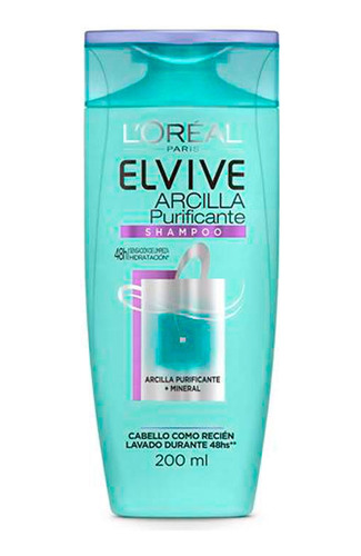 Shampoo  Arcilla 200 Ml Elvive Shamp-cr-acond.pers