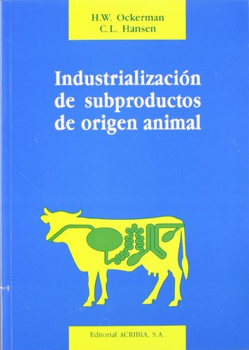 Libro Industrialización De La Grasa De Animales De Abasto De