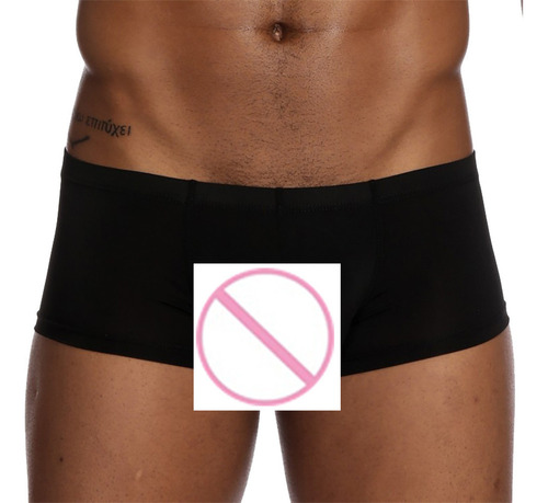 Pantalones De Seda De Hielo Sólido Para Hombre, Ropa Interio