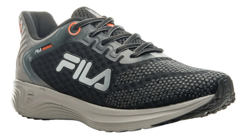 Zapatillas Fila Magnus Negro Gris Naranja - Onda Sports