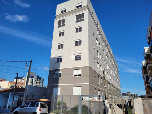 Imagem 1 de 17 de Apartamento 01 Dormitório Com Garagem Para Venda Em Santa Maria Próximo A Praça Dos Bombeiros - 36361