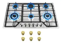 Comprar Parrilla A Gas Estufas 6 Quemadores Acero Inox Lp Gas 86 Cm