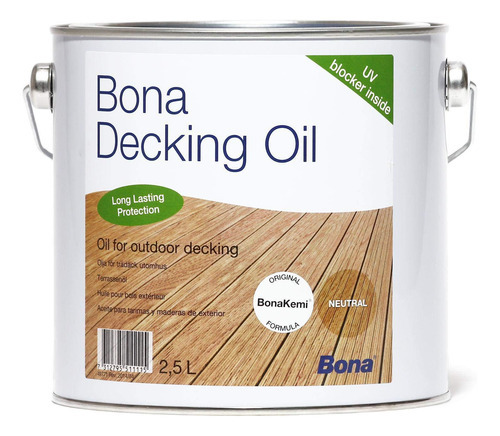 Bona Decking Oil Teak 2,5l