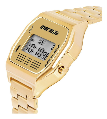 Relógio Mormaii Vintage Digital Mojh02ab/4d Dourado