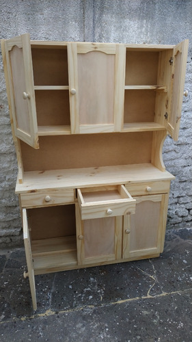 Imagen 3 de 10 de Alacena Pie 36 Prof Bargueño Mueble Cocina Aparador Modular