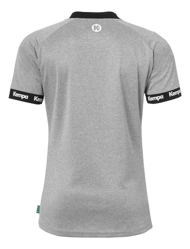 Remera Kempa Oficial Gris Wave Mujer