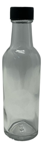 Botella Vidrio Redonda 50 Ml, Tequilera Mini Aluminio (30pz)
