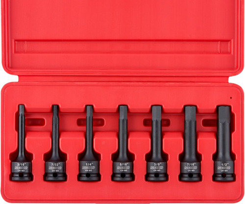 Dados De Impacto Punta Allen Hexagonal Estándar Neiko® 7pzs