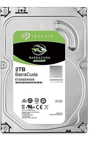 Seagate Stdm008 - Disco Duro Interno (2 Tb, Sata