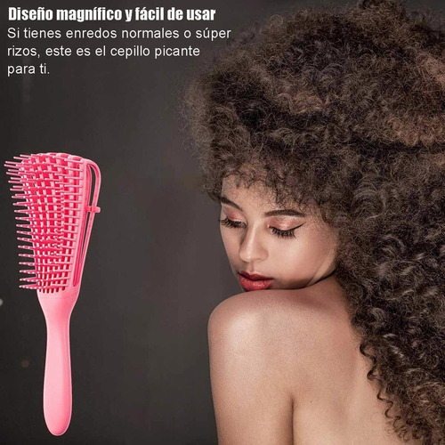 Y 2pz Cepillo Para Cabello Desenredar El Cabello Rizado