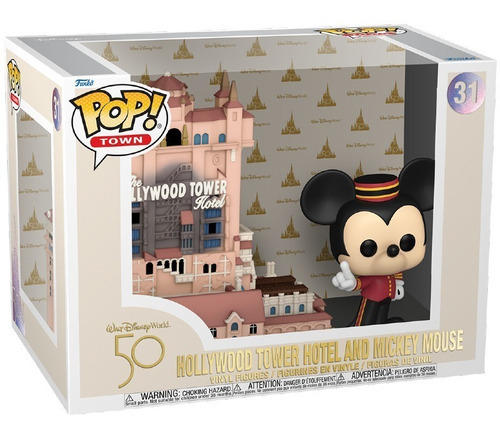 Funko Pop Disney 50th - Hollywood Tower Hotel y Mickey #31