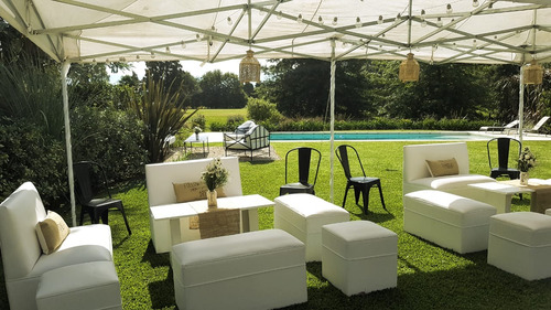 Imagen 6 de 10 de Alquiler De Livings, Mesas Altas, Gazebos, Decks En Pilar