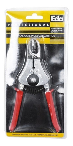 Alicate Decapador Cortador P/ Descascar Fios Unipex Eda 1ty