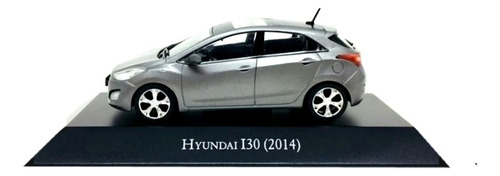 Autos Inolvidables 2014 Hyundai I30 1/43 Hatchback 5 Ptas Gris Oscuro
