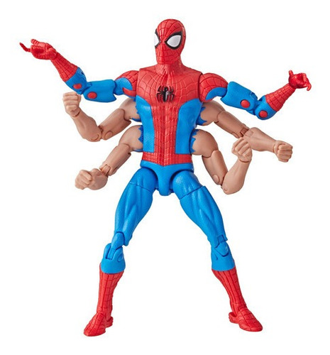 Figura De Spider Man De Seis Brazos Serie Legends De 15 Cm