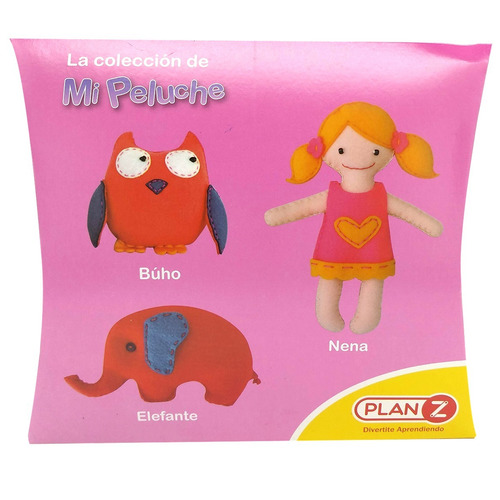 Muñeca De Tela Para Coser Juego Didactico De Costura Plan Z