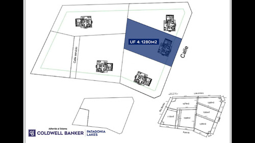 Venta Lote/terreno 1280m2 Uf 4. Altos De Manzano, Villa La Angostura