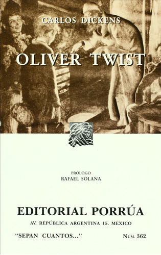 Libro Oliver Twist / Carlos Dickens / Porrúa