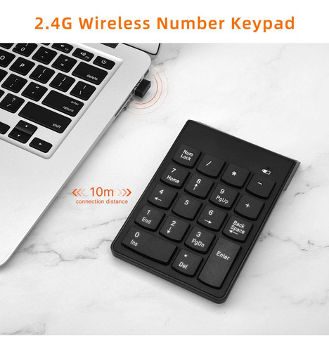 Teclado Numerico Inalambrico Laptop Computadora Usb Portatil