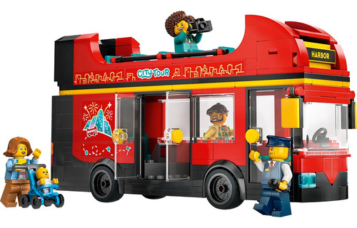 Lego Bus Turístico Rojo De Dos Plantas (60407)