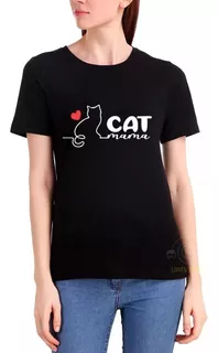 Camiseta Babylook Dia Das Mães Mãe De Gatos Gateira Cat Mama
