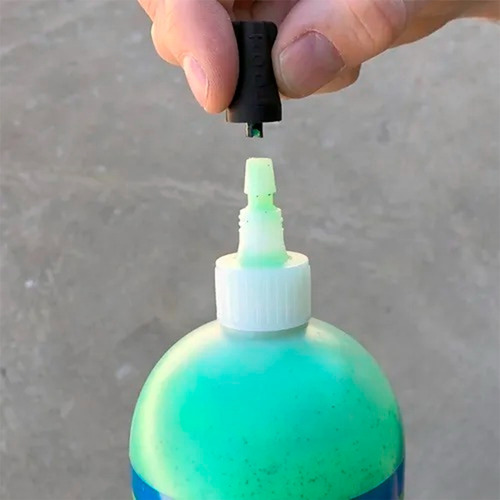 Imagen 3 de 7 de Antipinchaduras Slime Sellador 8oz Sin Camara Motoscba