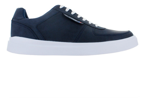 Clasben Tenis Zapato Moda Urbano Polipiel Marino Hombre 8376